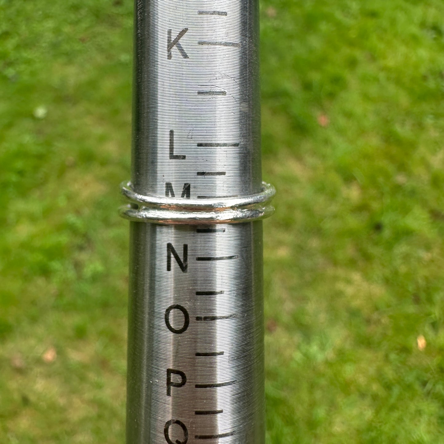 Untamed Peruvian Amazonite, Sterling Silver and 9kt Gold Intuitive Design Ring, Size M