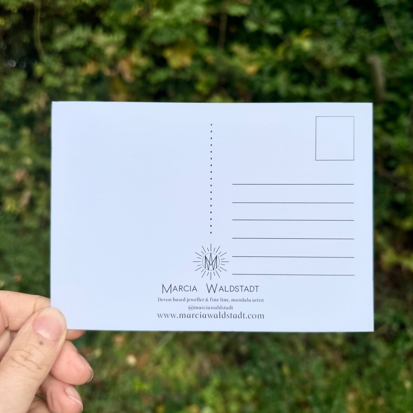 Mandala Mountain Postcard