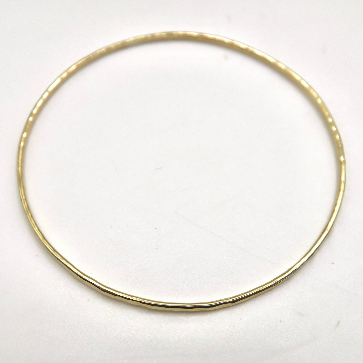 14kt gold filled textured bangle