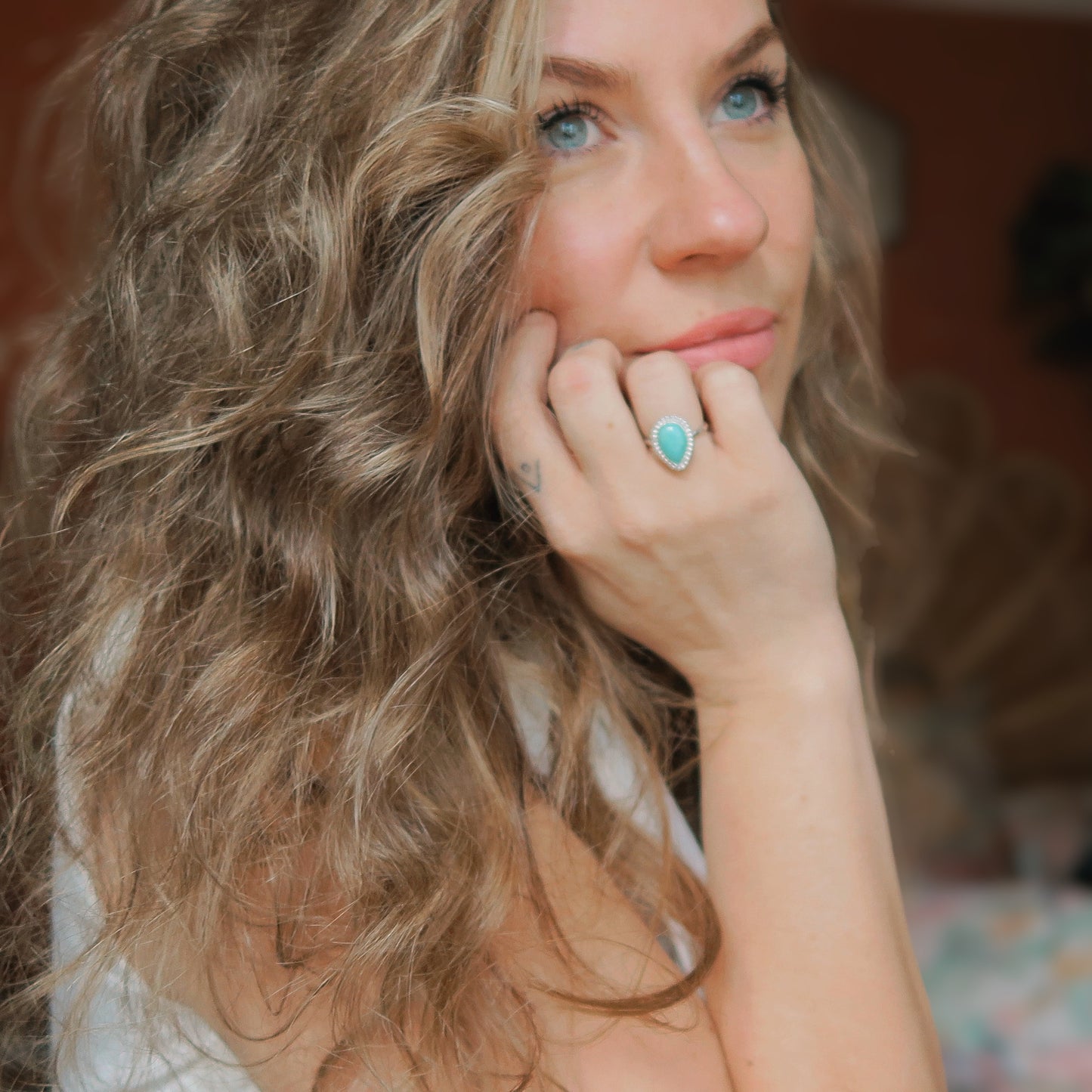  Amazonite Sterling Silver Ring