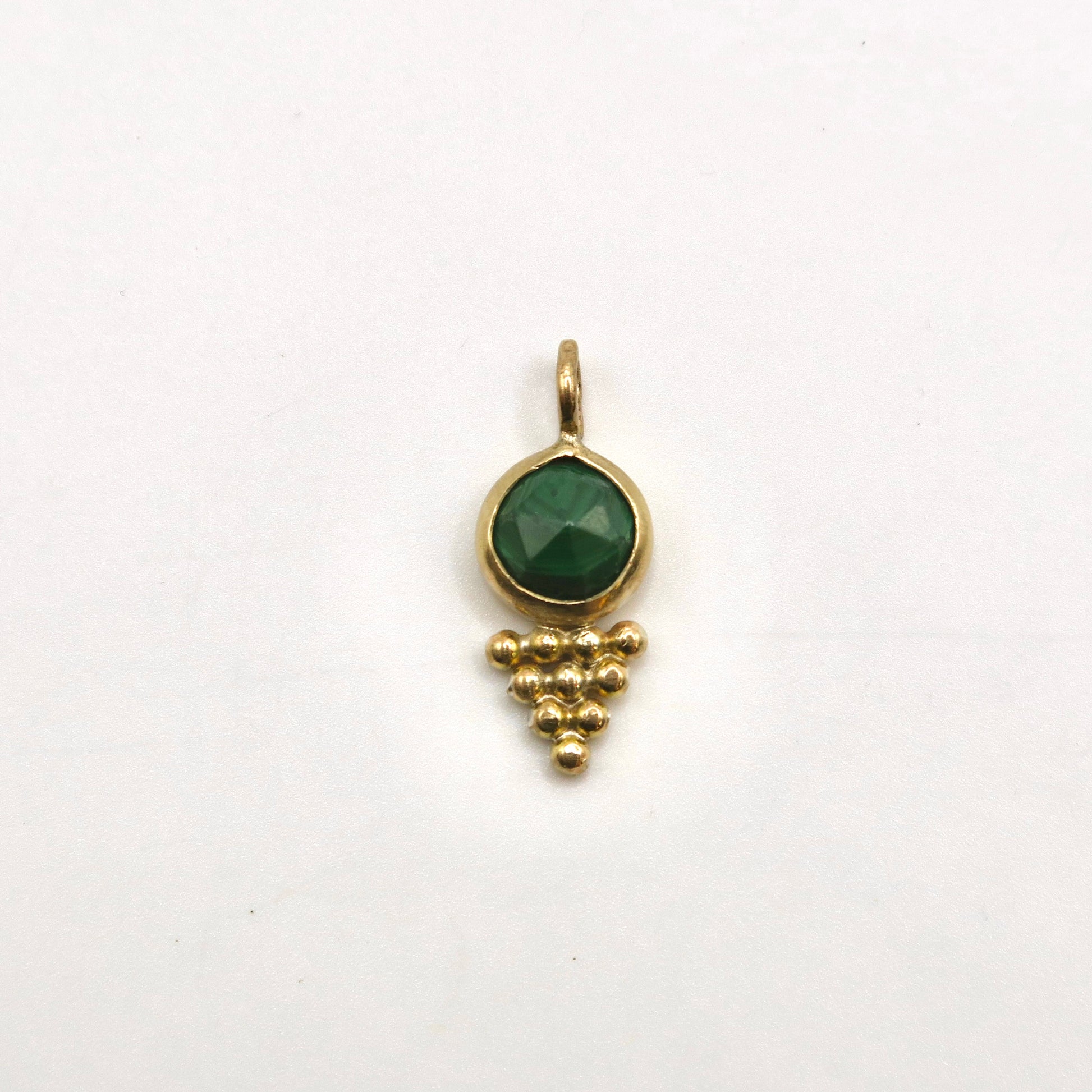 Malachite 14kt Gold Necklace